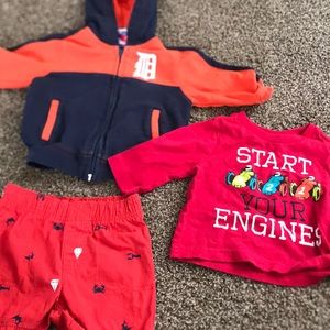 baby boy jacket, long sleeve shirt, caters shorts